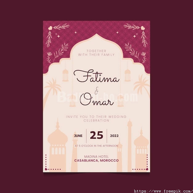 hand-drawn-muslim-wedding-invitation_23-2149416975