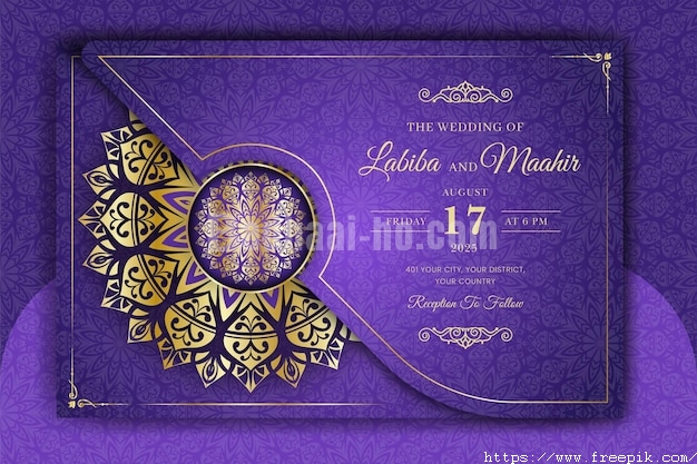 luxury_mandala_wedding_invitation_card_template_with_arabesque_pattern