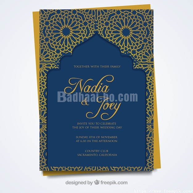 wedding-card-with-arabic-style_23-2147674582