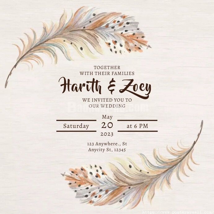 wedding_invitation_brown_feather_template_design_6ec35b0975b29d